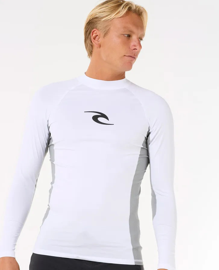 Rip Curl Herren Lycra Waves Langarm - weiss