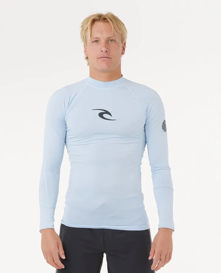 Rip Curl Herren Lycra Waves Performance langarm - Blue wind