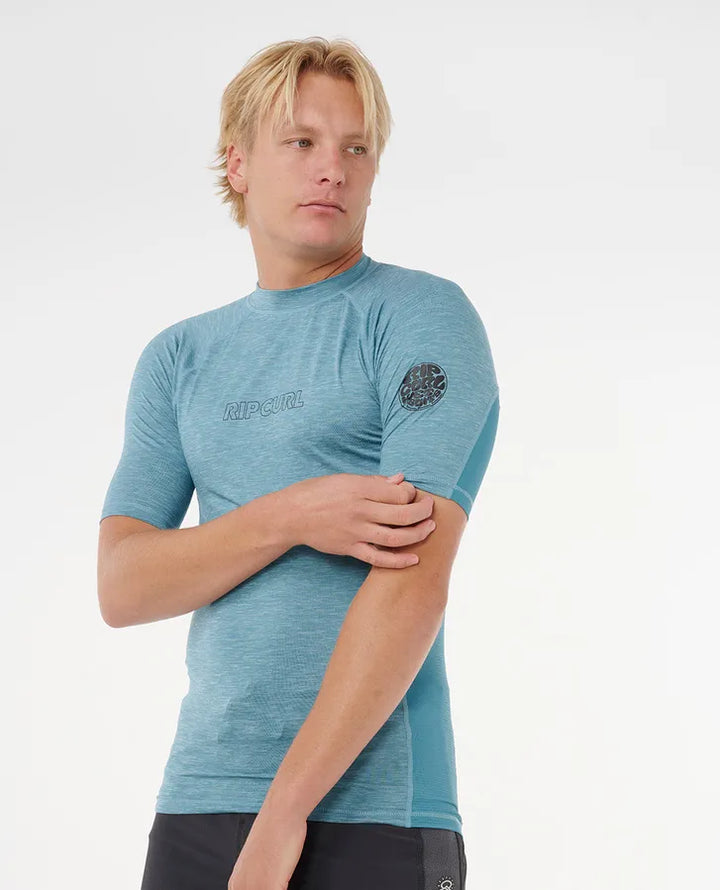 Rip Curl Herren Lycra kurzarm Dawn Patrol - Storm Blue