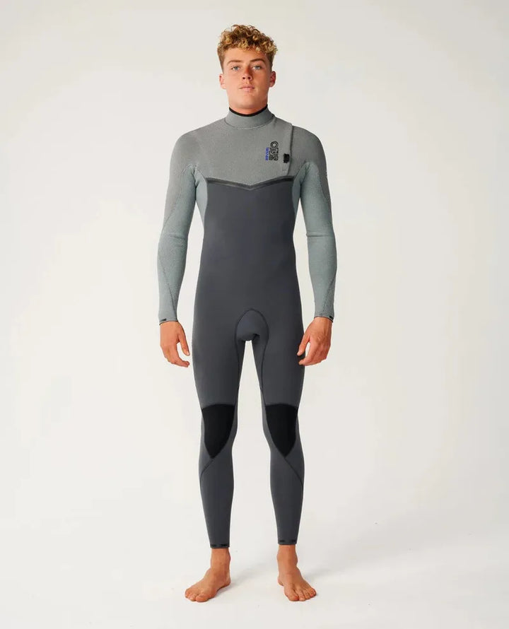 Rip Curl Herren Neoprenanzug 3/2 E-Bomb Zipfree - Charcoal Grey