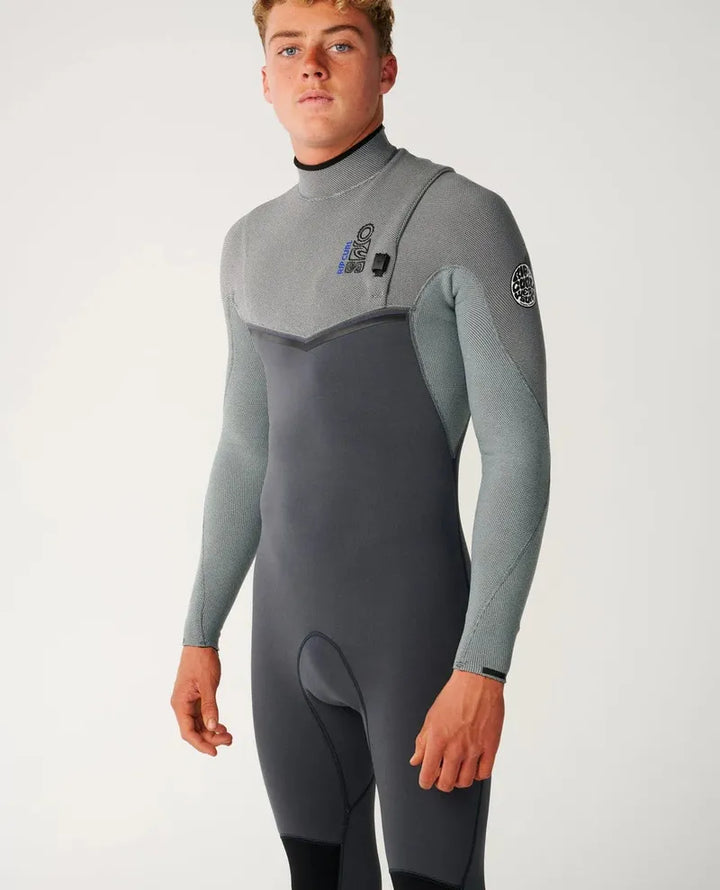 Rip Curl Herren Neoprenanzug 3/2 E-Bomb Zipfree - Charcoal Grey