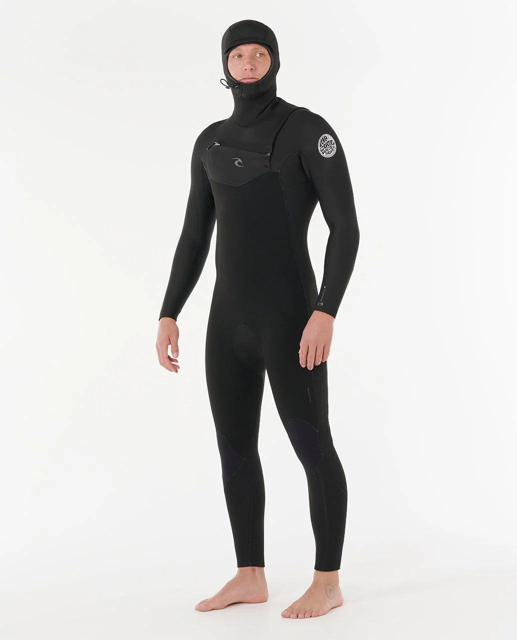 Rip Curl Herren Neoprenanzug Dawn Patrol 5/4mm Chestzip mit Hood - Black