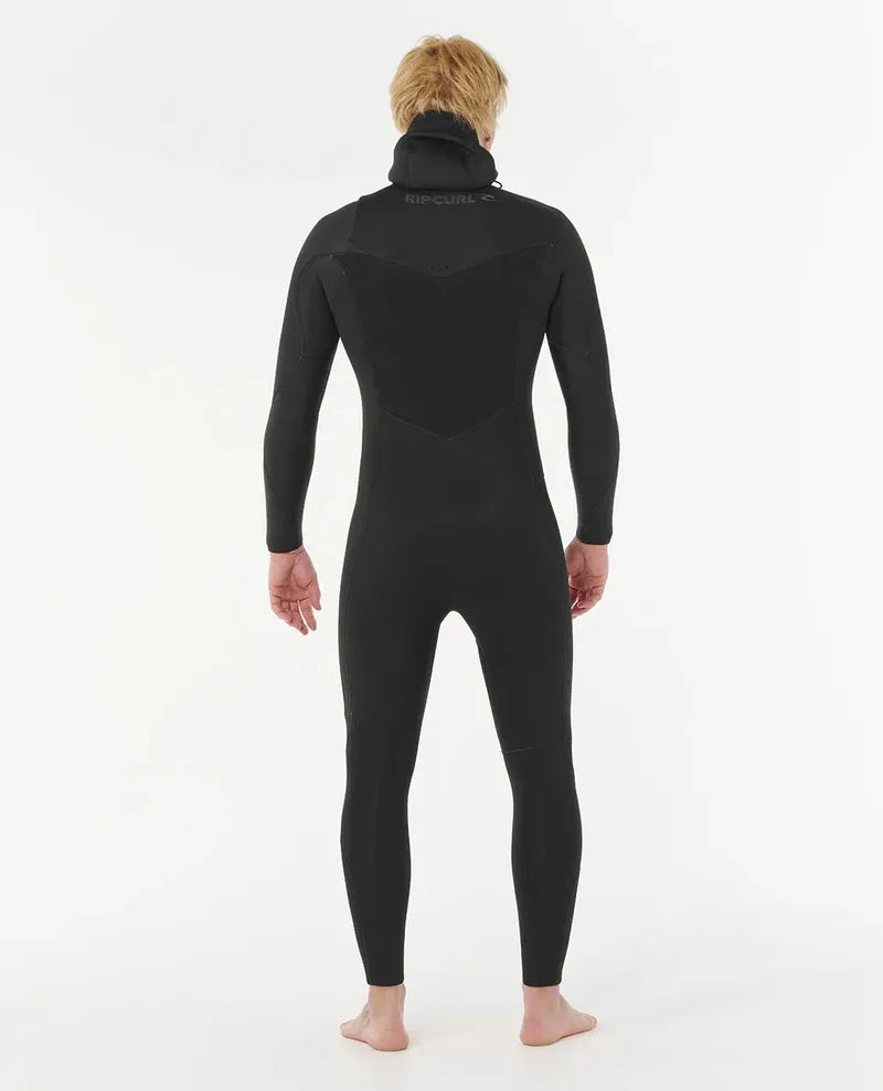 Rip Curl Herren Neoprenanzug Dawn Patrol 6/4mm Chestzip mit Hood - Black