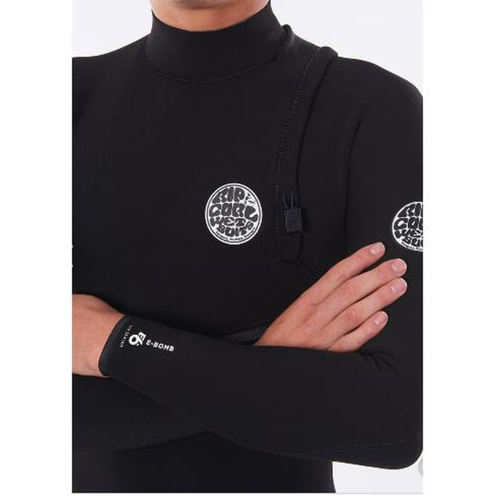 Rip Curl Herren Neoprenanzug E-Bomb 4/3mm Zipfree - Black