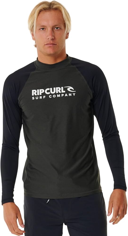 Rip Curl Herren Shock Lycra langarm - black marble