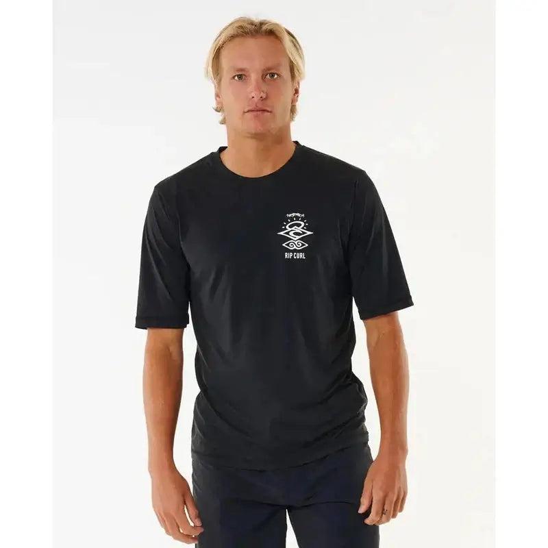Rip Curl Herren Surfshirt Icons Surflite - Black