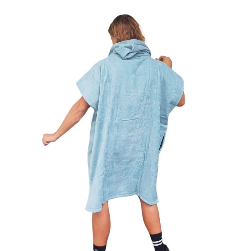 Rip Curl Hooded Poncho Logo - blue