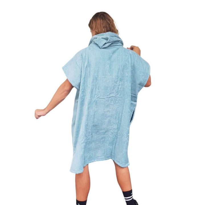 Rip Curl Hooded Poncho Logo - blue