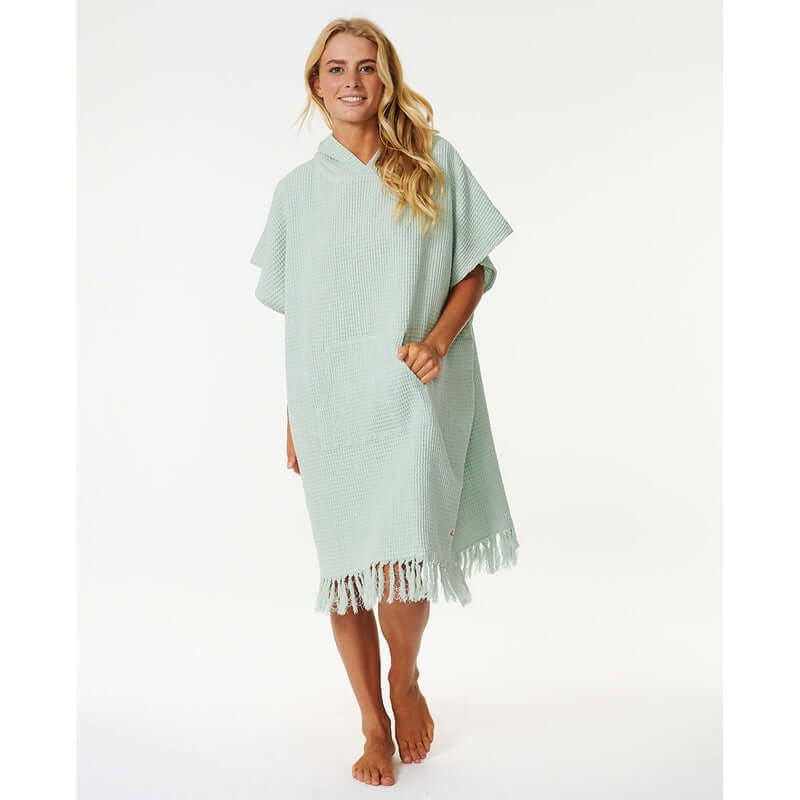 Rip Curl Hooded Towel Poncho Stonewash - Mint