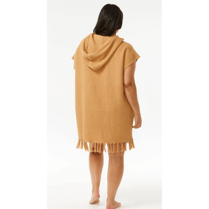 Rip Curl Hooded Towel Poncho Stonewash - light brown