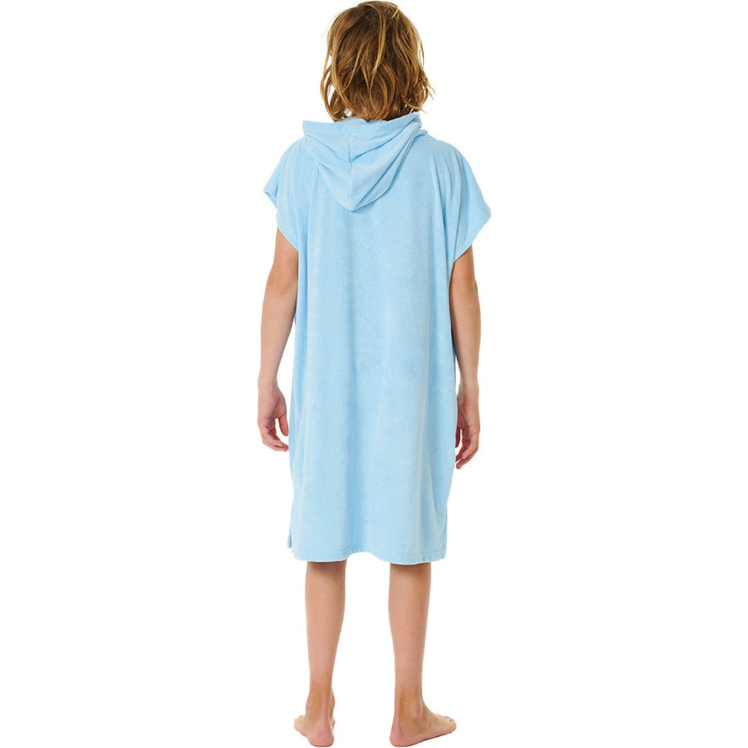 Rip Curl Kinder Poncho Brand Hooded - cool blue