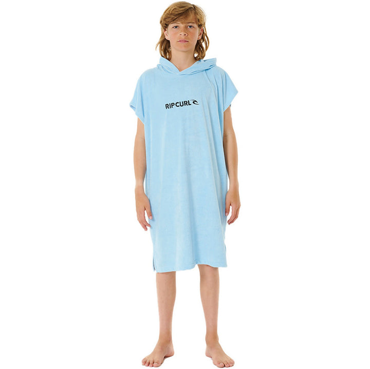 Rip Curl Kinder Poncho Brand Hooded - cool blue