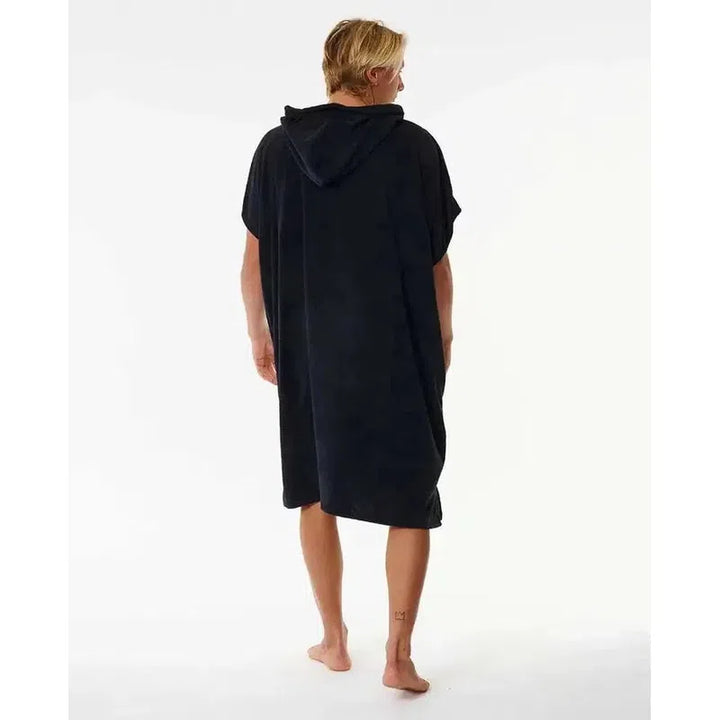 Rip Curl Poncho Brand Hooded Towel - Black/Grey