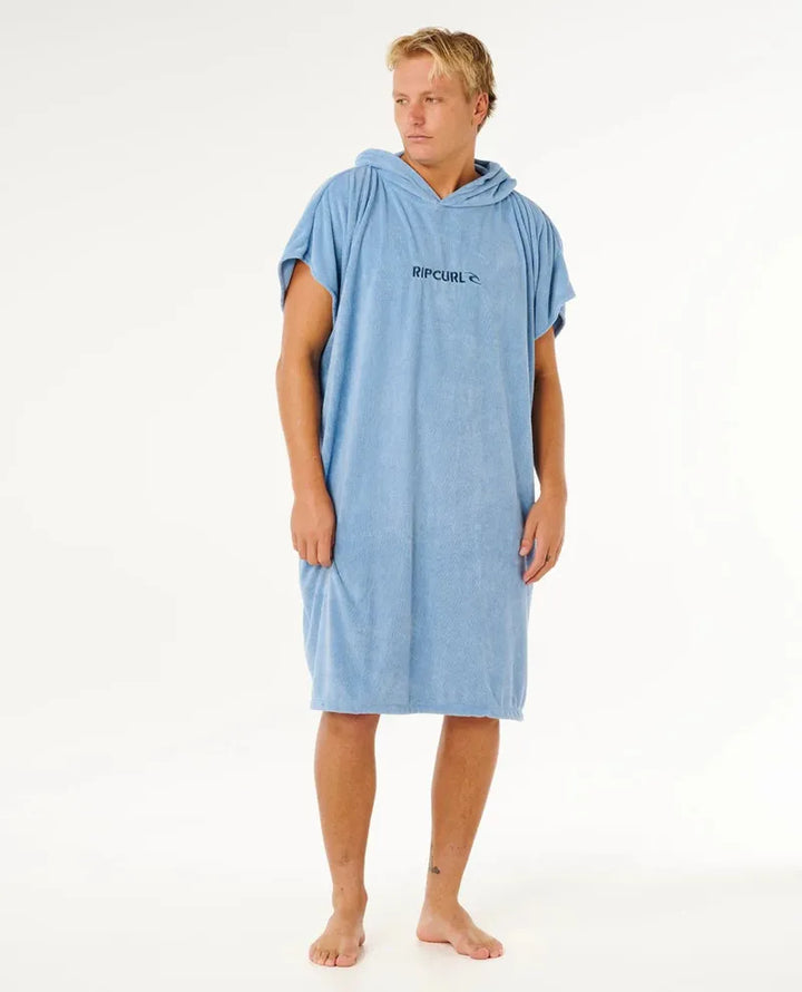Rip Curl Poncho Brand Hooded Towel - Faded Denim