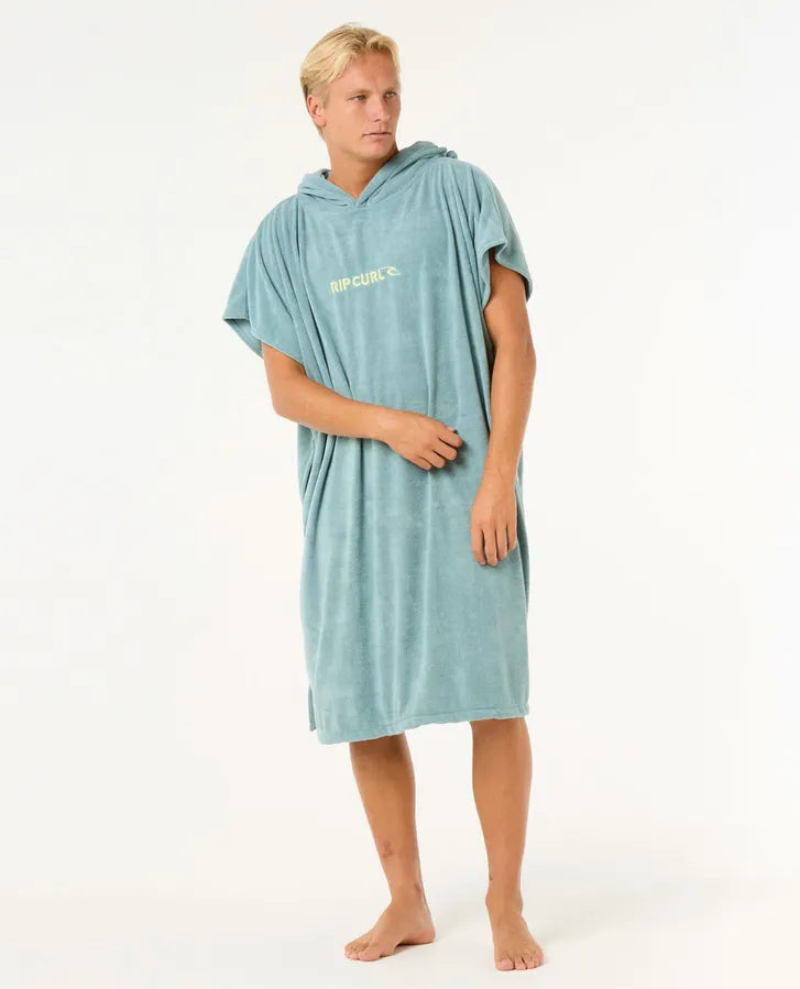 Rip Curl Poncho Brand Hooded Towel- blue lagoon