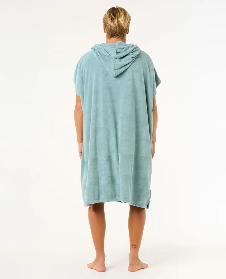 Rip Curl Poncho Brand Hooded Towel- blue lagoon