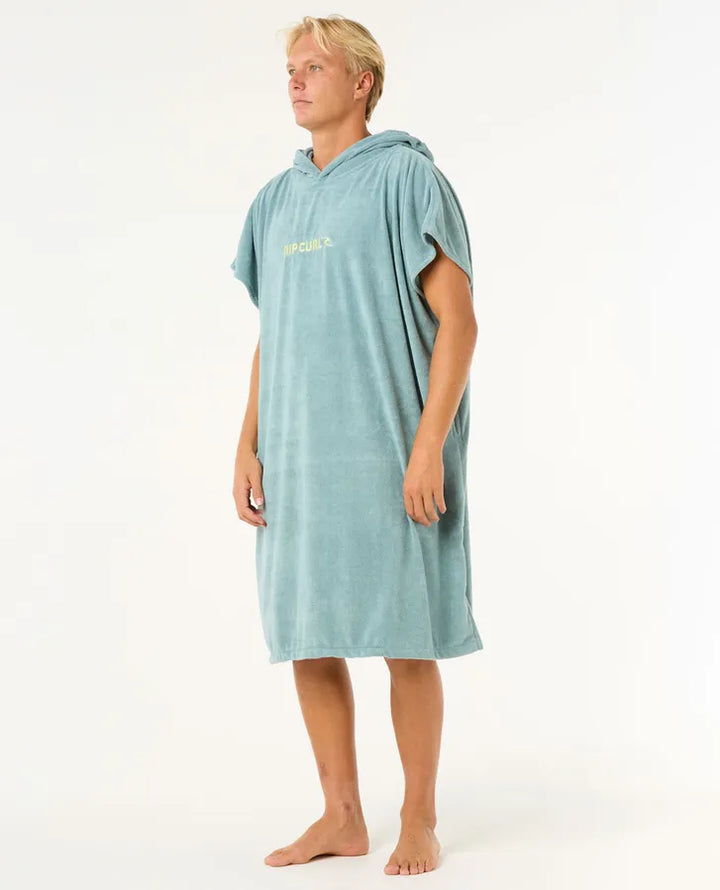 Rip Curl Poncho Brand Hooded Towel- blue lagoon