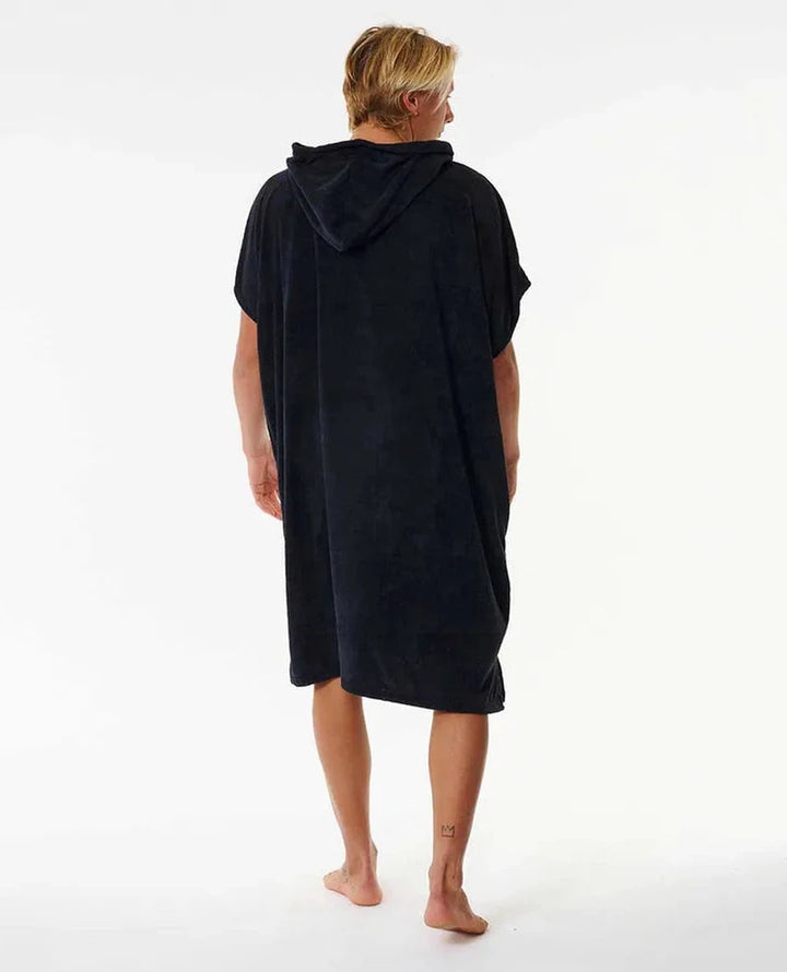 Rip Curl Poncho Brand Towel - Black/Grey