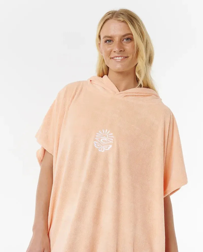 Rip Curl Poncho Classic Surf - Bright Peach