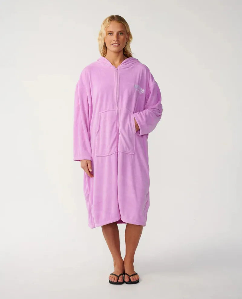 Rip Curl Poncho Classic Surf Zip Thru - Lilac