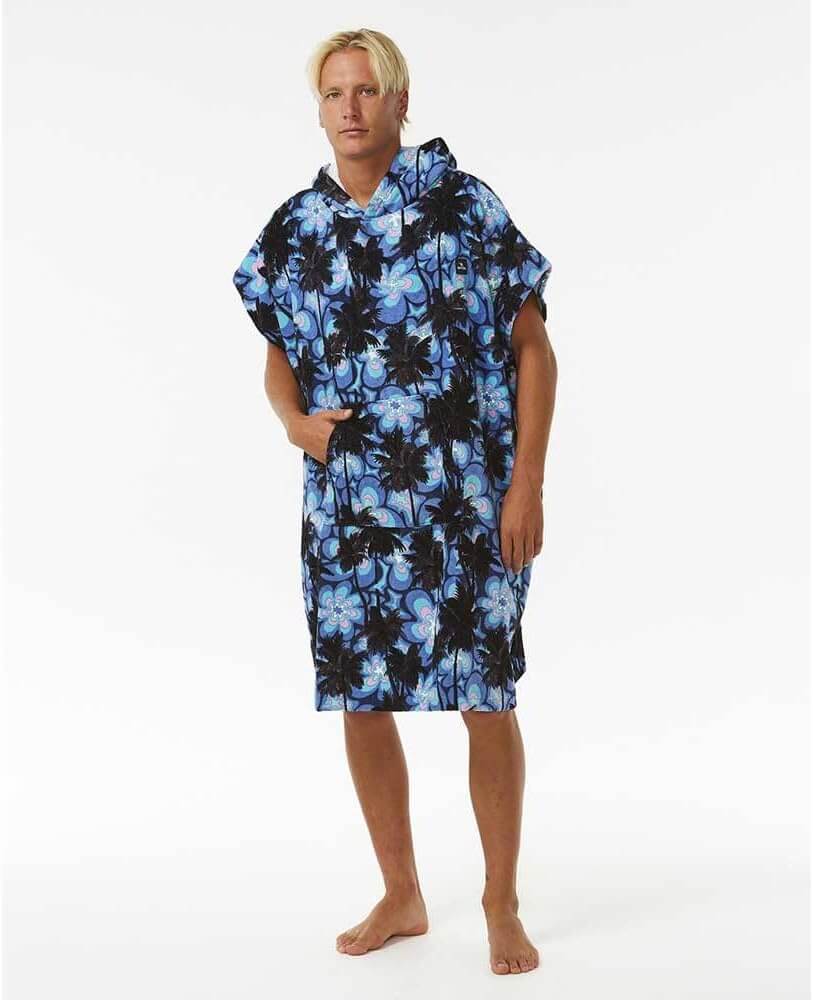 Rip Curl Poncho Combo Hooded Towel - blue yonder