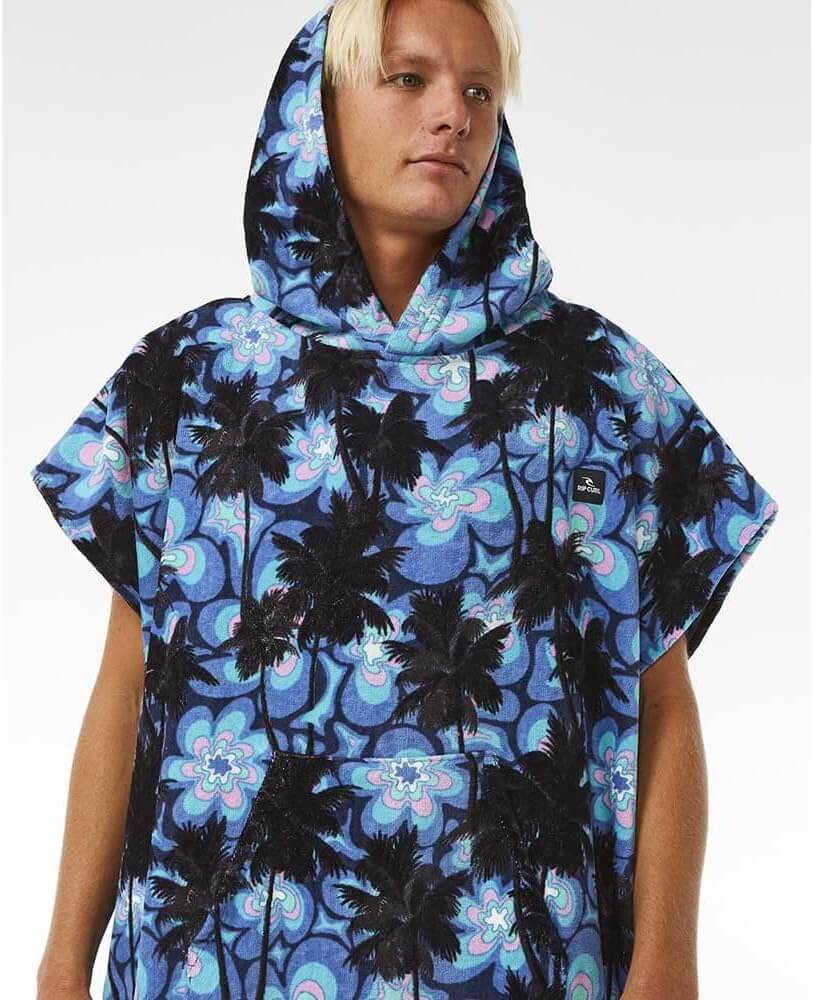 Rip Curl Poncho Combo Hooded Towel - blue yonder