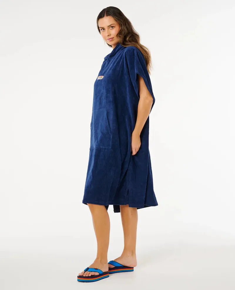 Rip Curl Poncho Icon Hooded Towel - Dark Navy