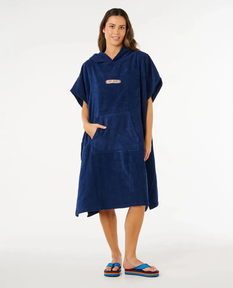 Rip Curl Poncho Icon Hooded Towel - Dark Navy
