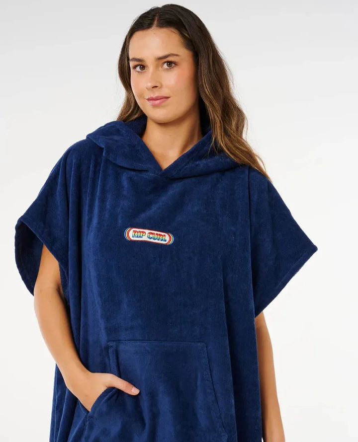 Rip Curl Poncho Icon Hooded Towel - Dark Navy
