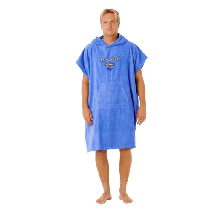 Rip Curl Poncho Logo Hooded Towel - Blue Haze