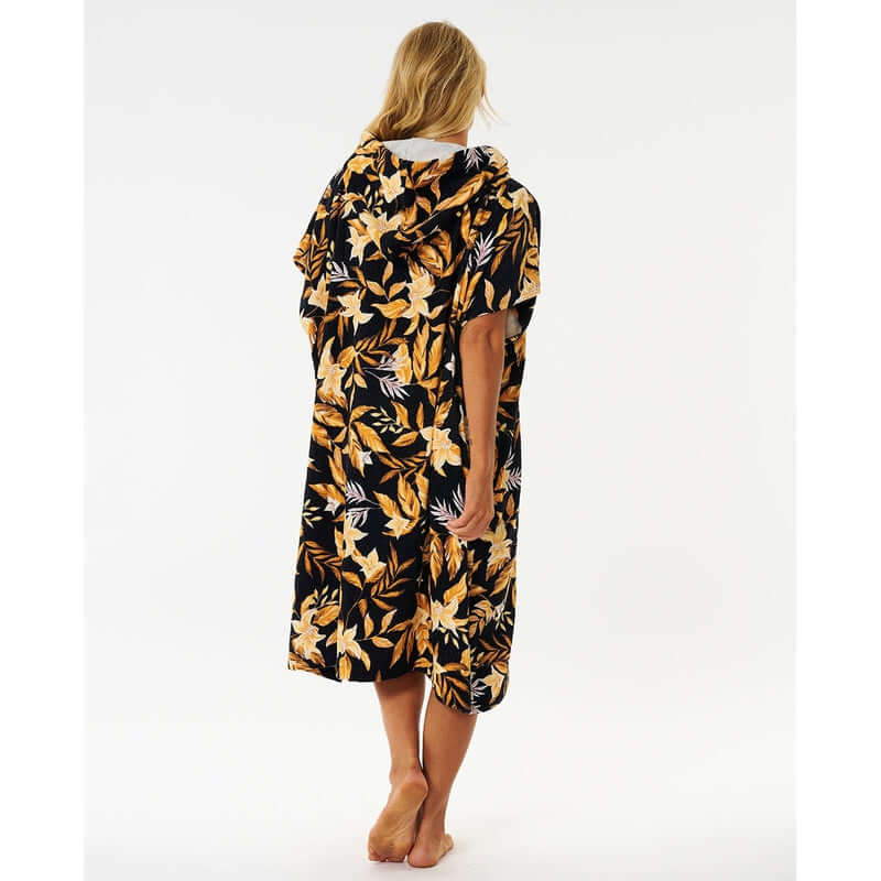Rip Curl Poncho Mix Up Hooded Towel - black