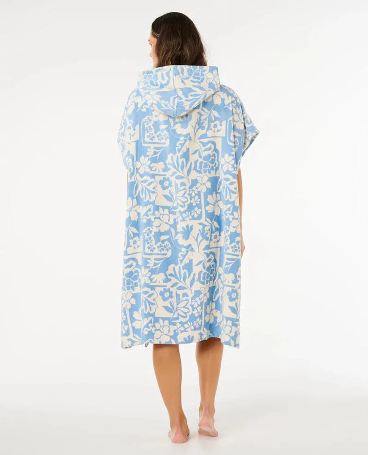 Rip Curl Poncho Mixed Hooded Towel - Blissful Blue
