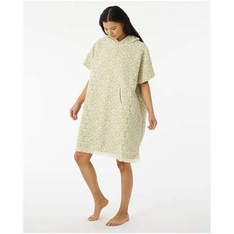 Rip Curl Poncho Sun Check - Mid Green