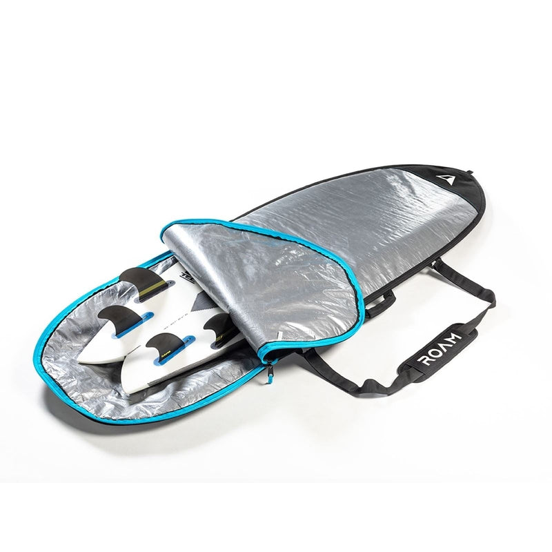 Roam Daylight Hybrid Fish Boardbag 6'0'' - silver/black/blue