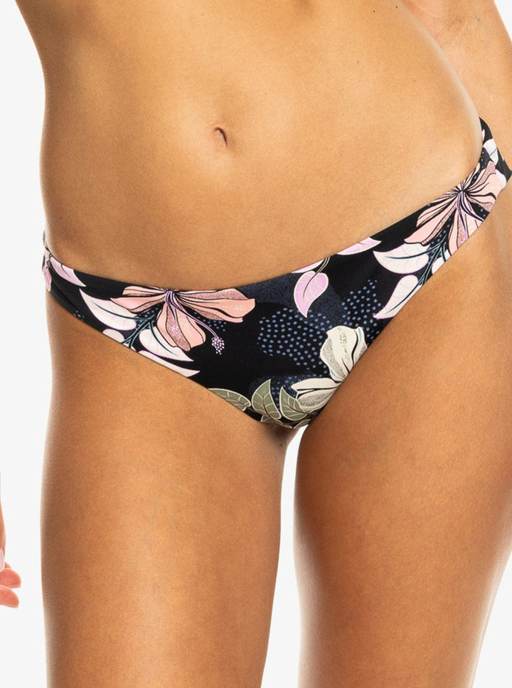 Roxy Bikini Bottom Beach Classics - anthacite sunny floral swim