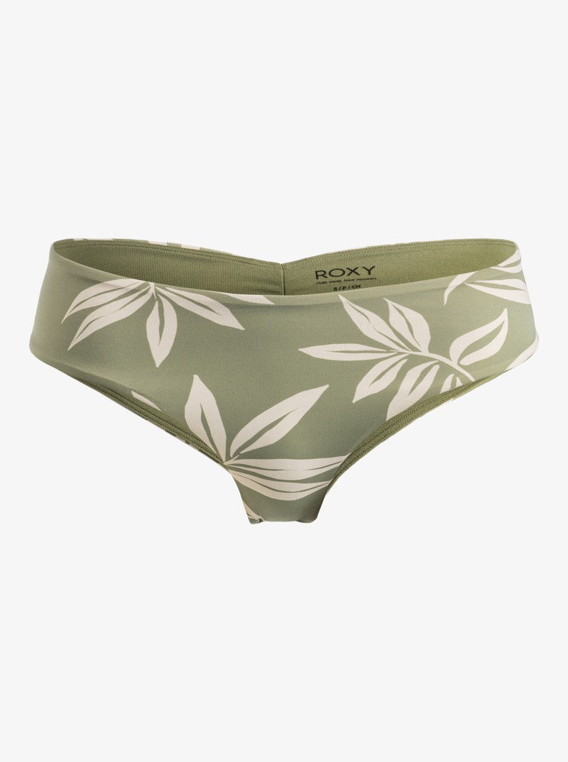 Roxy Bikini Bottom Beach Classics - oil green leavin