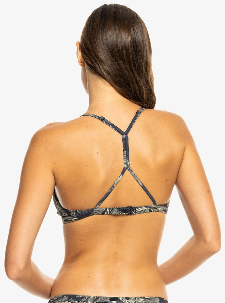 Roxy Bikini Top Pro The Cutback Fixedtri - anthracite the palms wetsuit