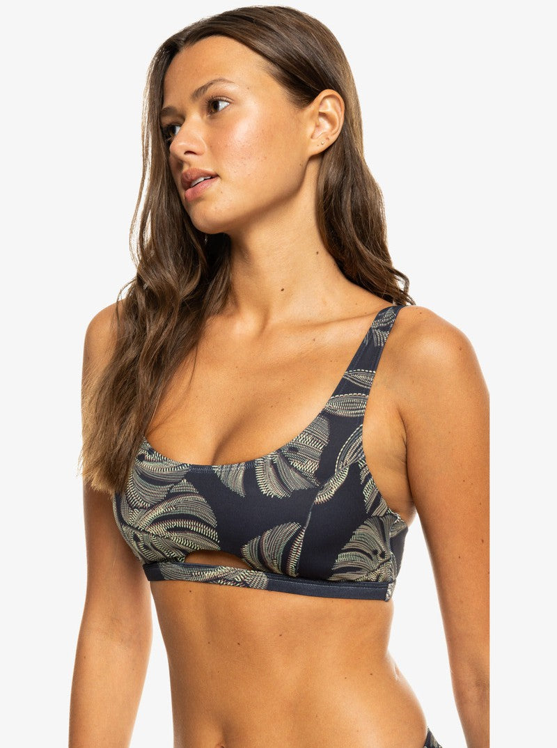 Roxy Bikini Top Pro The Tilt Shift - anthracite the palms wetsuit