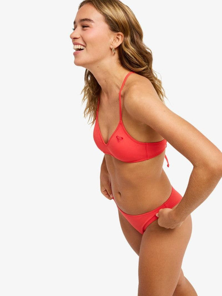 Roxy Bikini Top Sd Essentials Athl Tri - Hibiscus