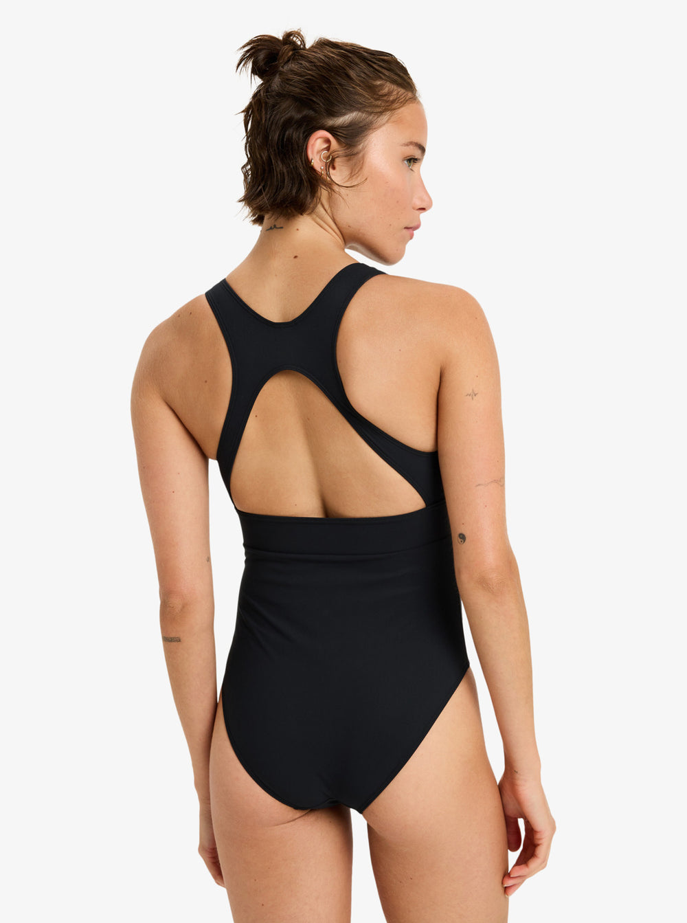 Roxy Damen Badeanzug Active High Performance - Black