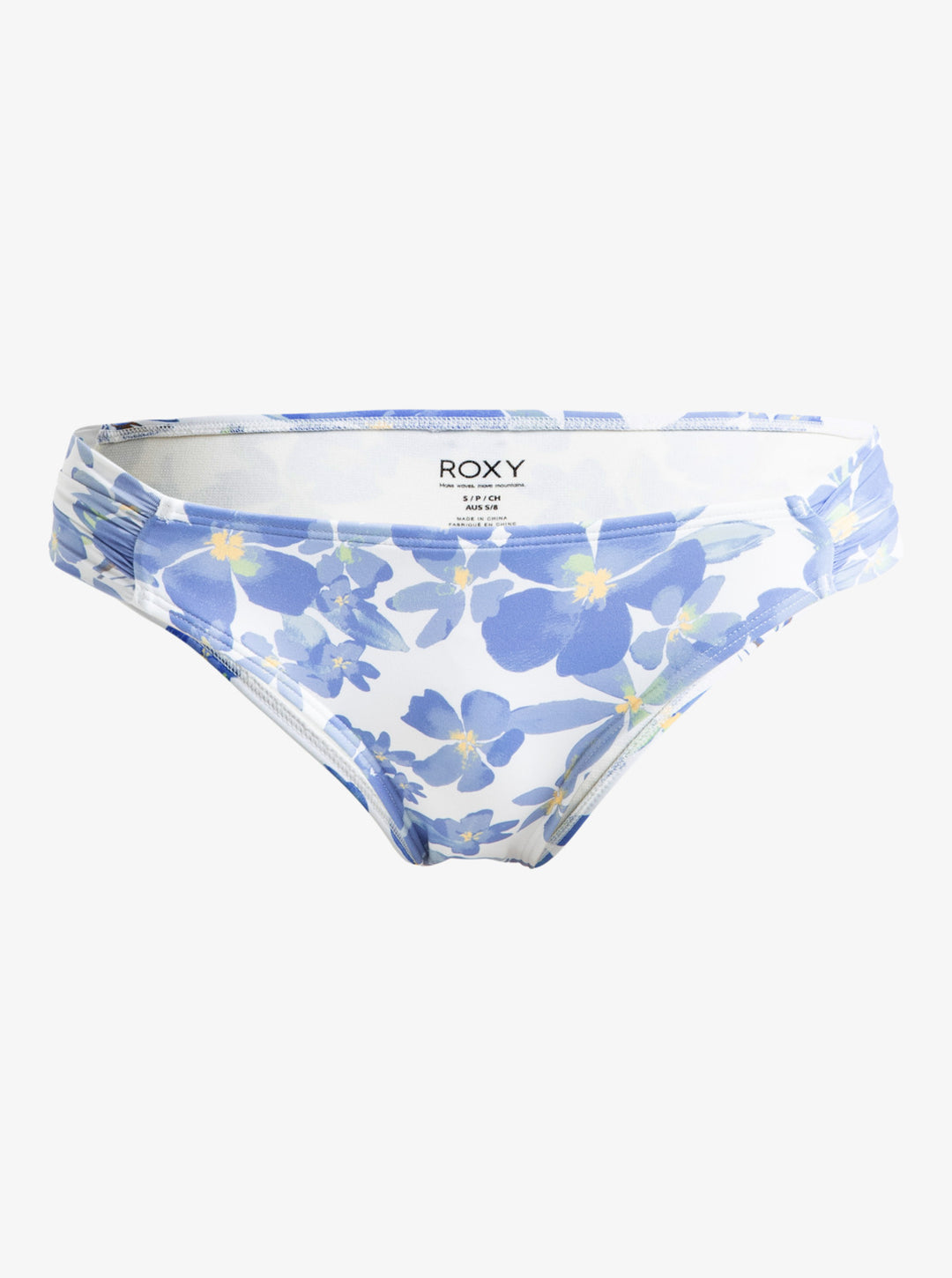 Roxy Damen Bikini Bottom Beach Classics Moderate - egret artsy floral