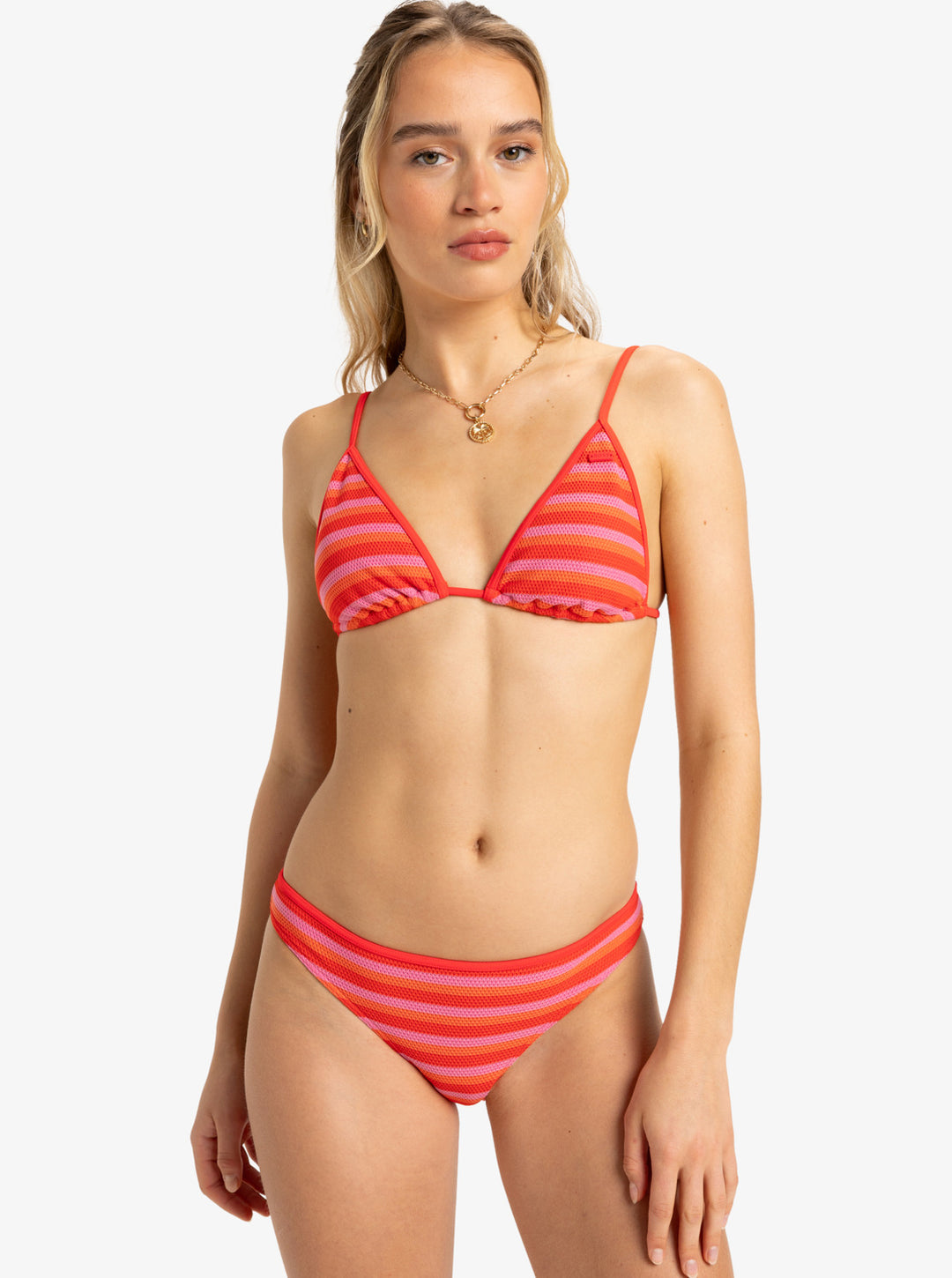 Roxy Damen Bikini Bottom Jasmin - Poppy Red