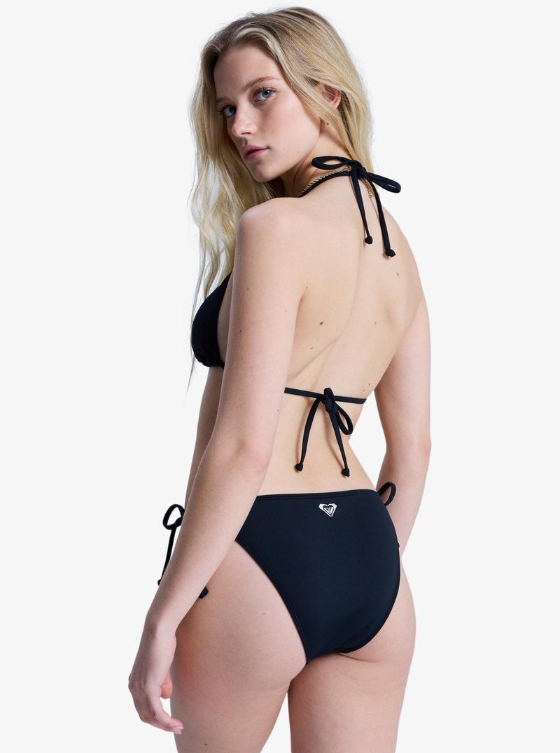 Roxy Damen Bikini Bottom Solid Essentials - anthracite