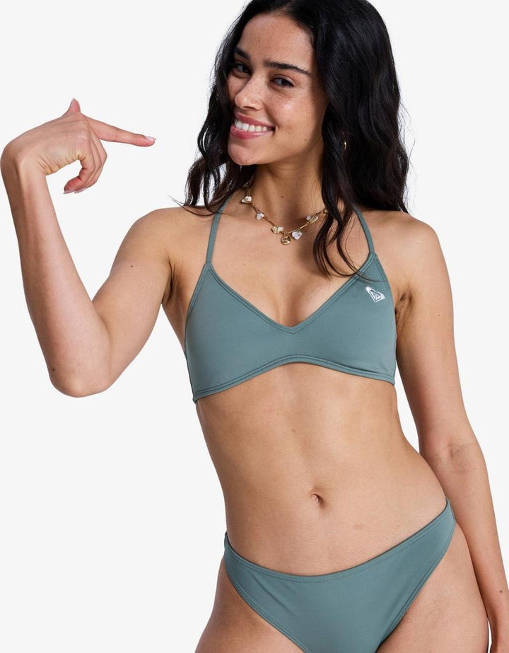 Roxy Damen Bikini Top Solid Essentials Athlete Triangle