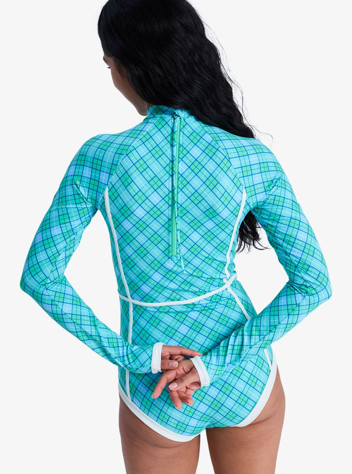 Roxy Damen Bodysuit Go Girl Surf - Katydid As if Plaid