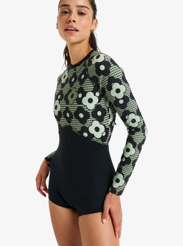 Roxy Damen Bodysuit Pro Wave Onesie - anthracite roxy pro