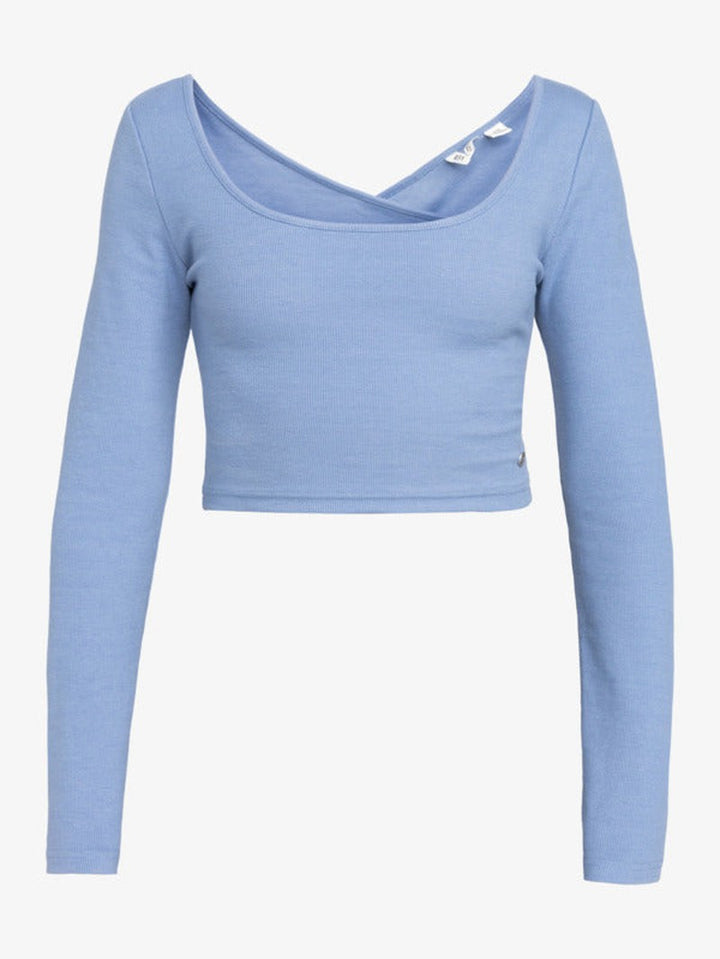 Roxy Damen Crop Top Good Keepsake - infinity blue