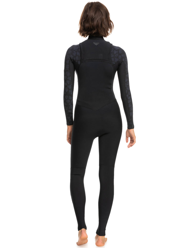 Roxy Damen Neoprenanzug 3/2mm Swell Series Chestzip - Black