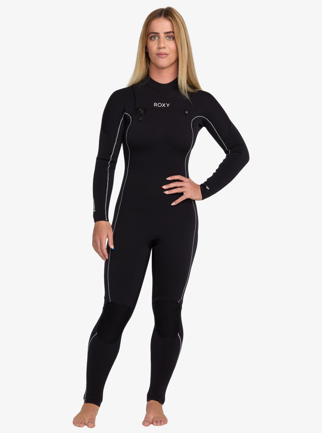 Roxy Damen Neoprenanzug 4/3mm Elite Xtra Stretch Chestzip - Black