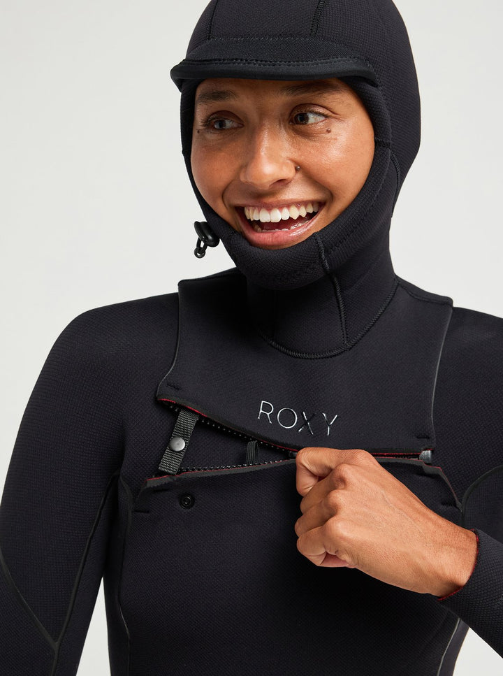 Roxy Damen Neoprenanzug 5/4 Elite Xtra Warm mit Hood - Black